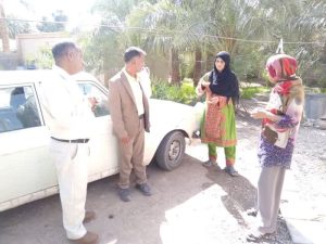 بازدید رییس بهزیستی گنبکی از منازل مددجویان روستای دهنو